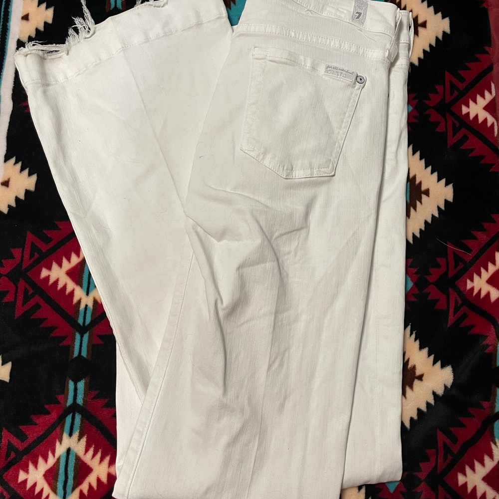 White 7FAMK Trouser